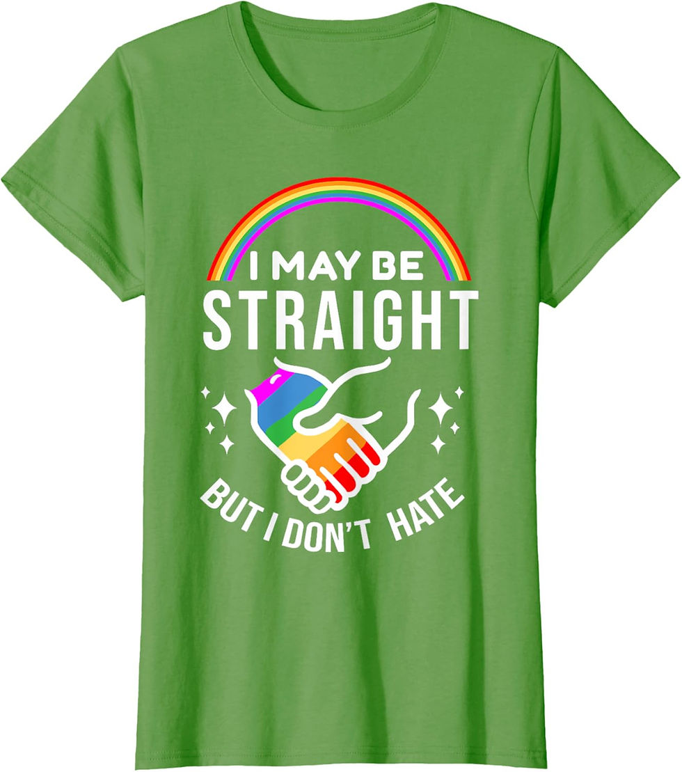 Thumbnail: I May Be Straight But I Don't Hate LGBT Gay Pride Shirt T-Shirt