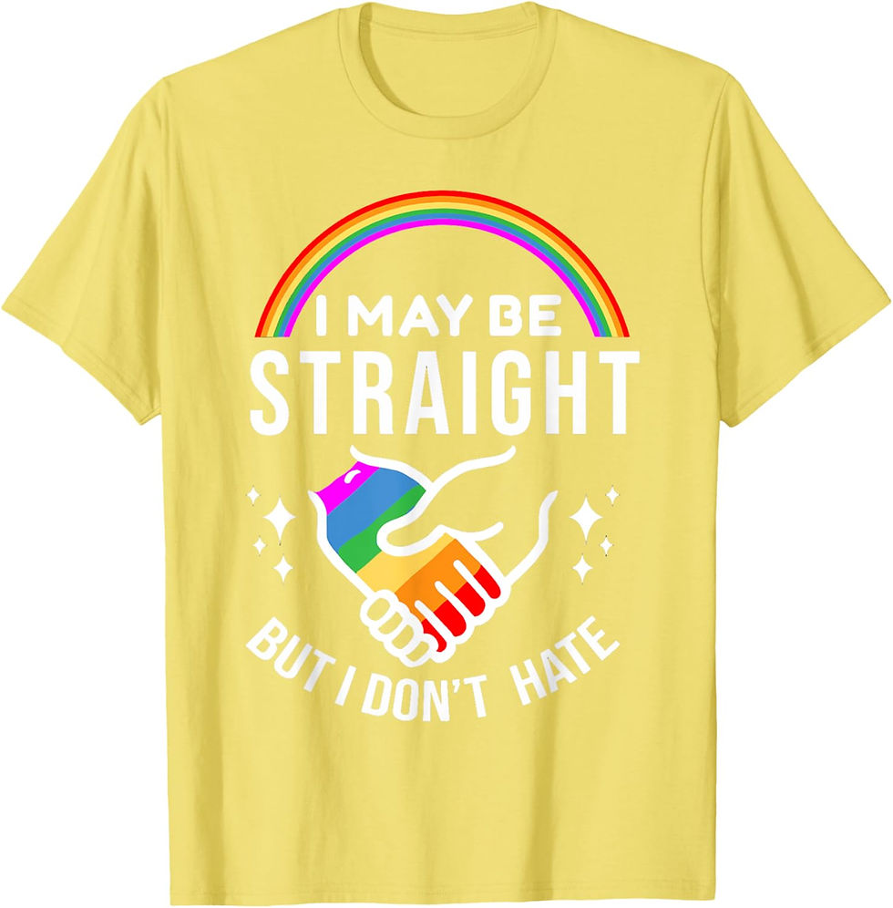 Thumbnail: I May Be Straight But I Don't Hate LGBT Gay Pride Shirt T-Shirt