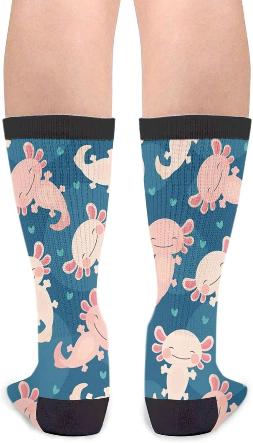 Thumbnail: Cow Milk Socks Novelty Crew Socks 