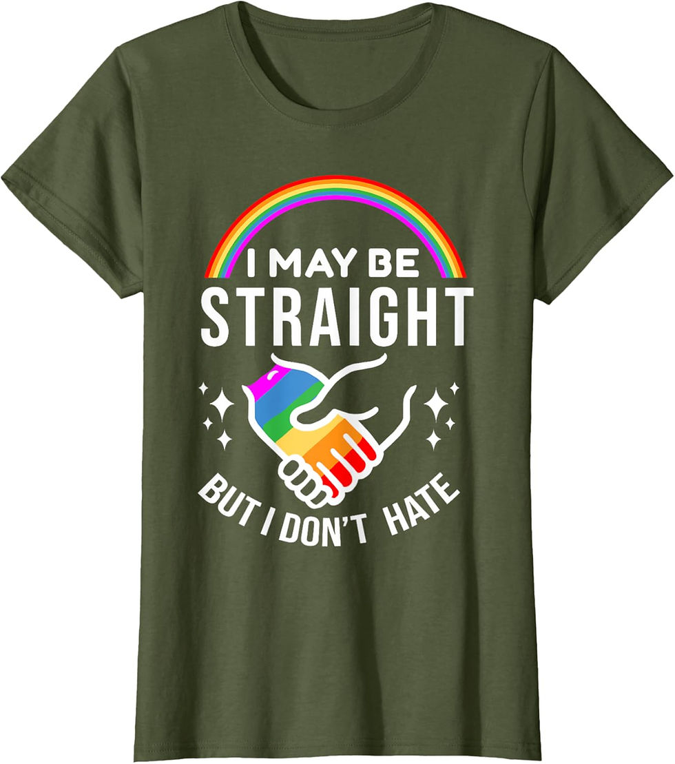 Thumbnail: I May Be Straight But I Don't Hate LGBT Gay Pride Shirt T-Shirt