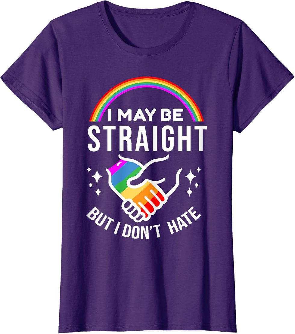 Thumbnail: I May Be Straight But I Don't Hate LGBT Gay Pride Shirt T-Shirt