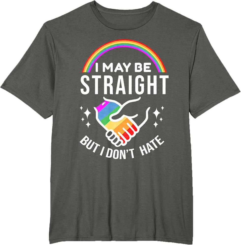 Thumbnail: I May Be Straight But I Don't Hate LGBT Gay Pride Shirt T-Shirt