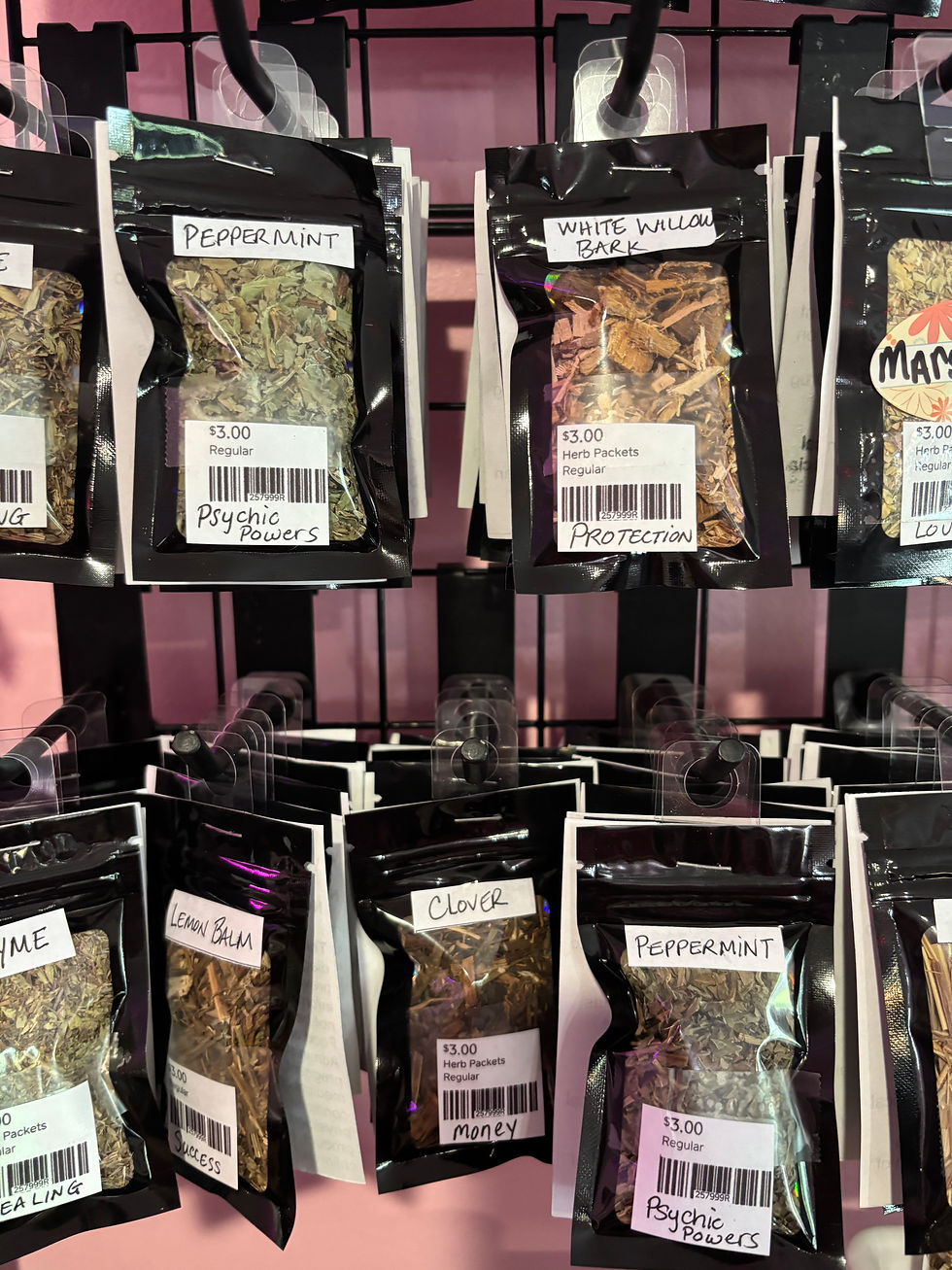 Thumbnail: Herb & Spice Ritual Packets and bottles