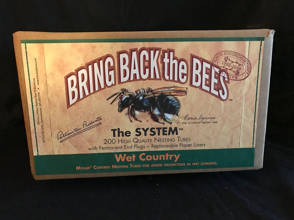 System 200 Tubes and Liners Knox Cellars Mason Bees
