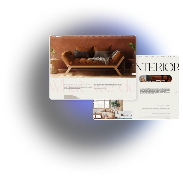 example of the site design
