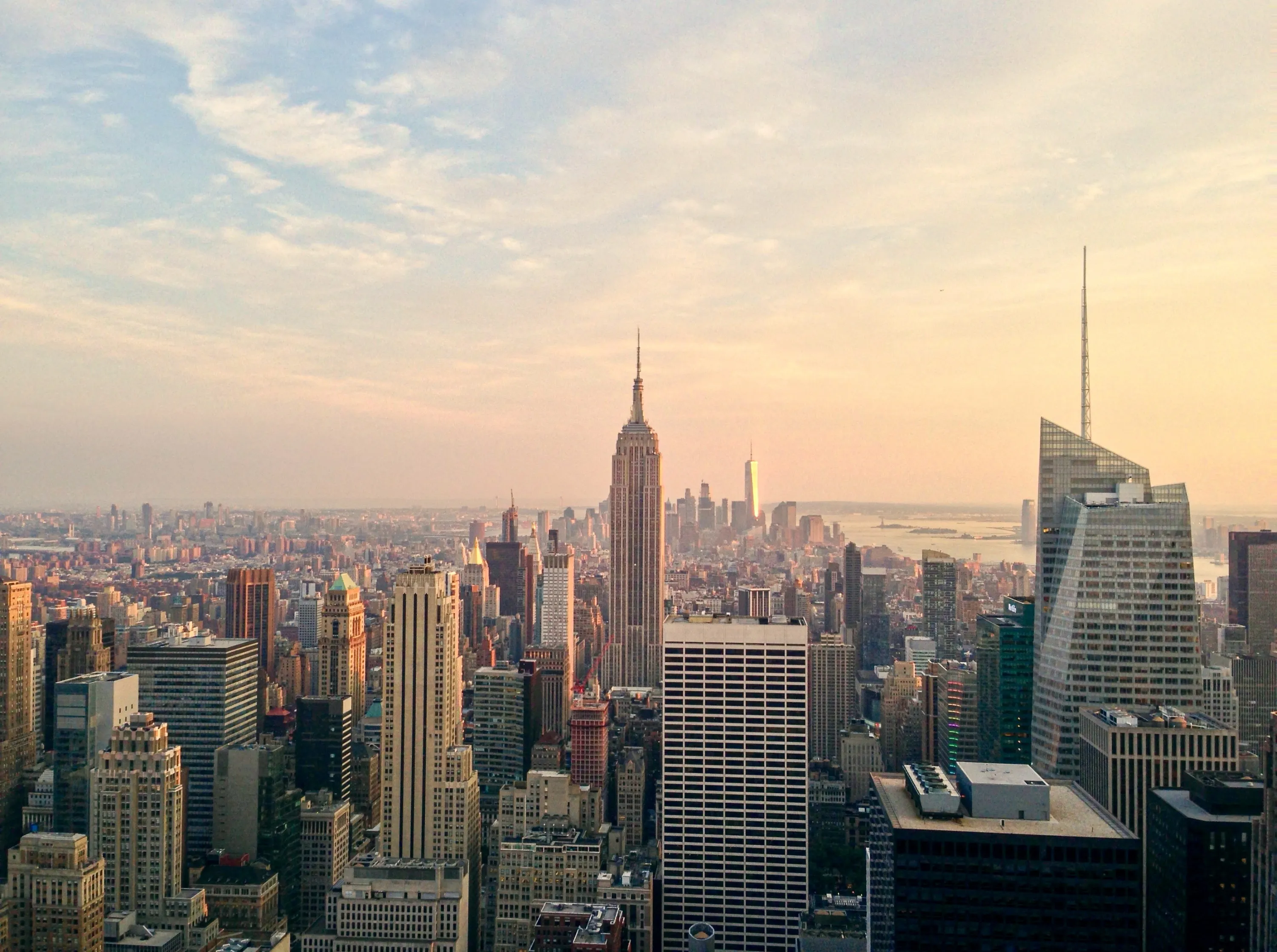 NY Empire State Building at sunset.webp