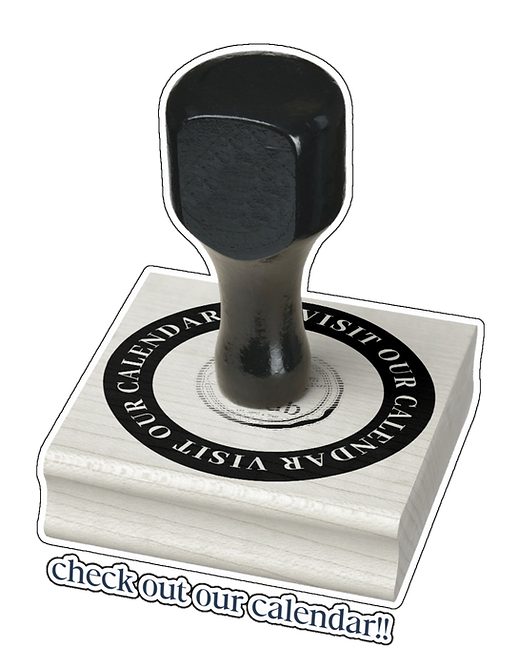 calendar stamp + text