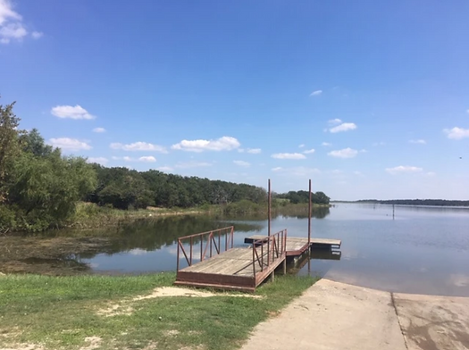 Actual Boat Ramp in Bowie