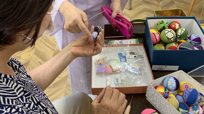 七月の手仕事クラブもラベンダーの香りに包まれて。