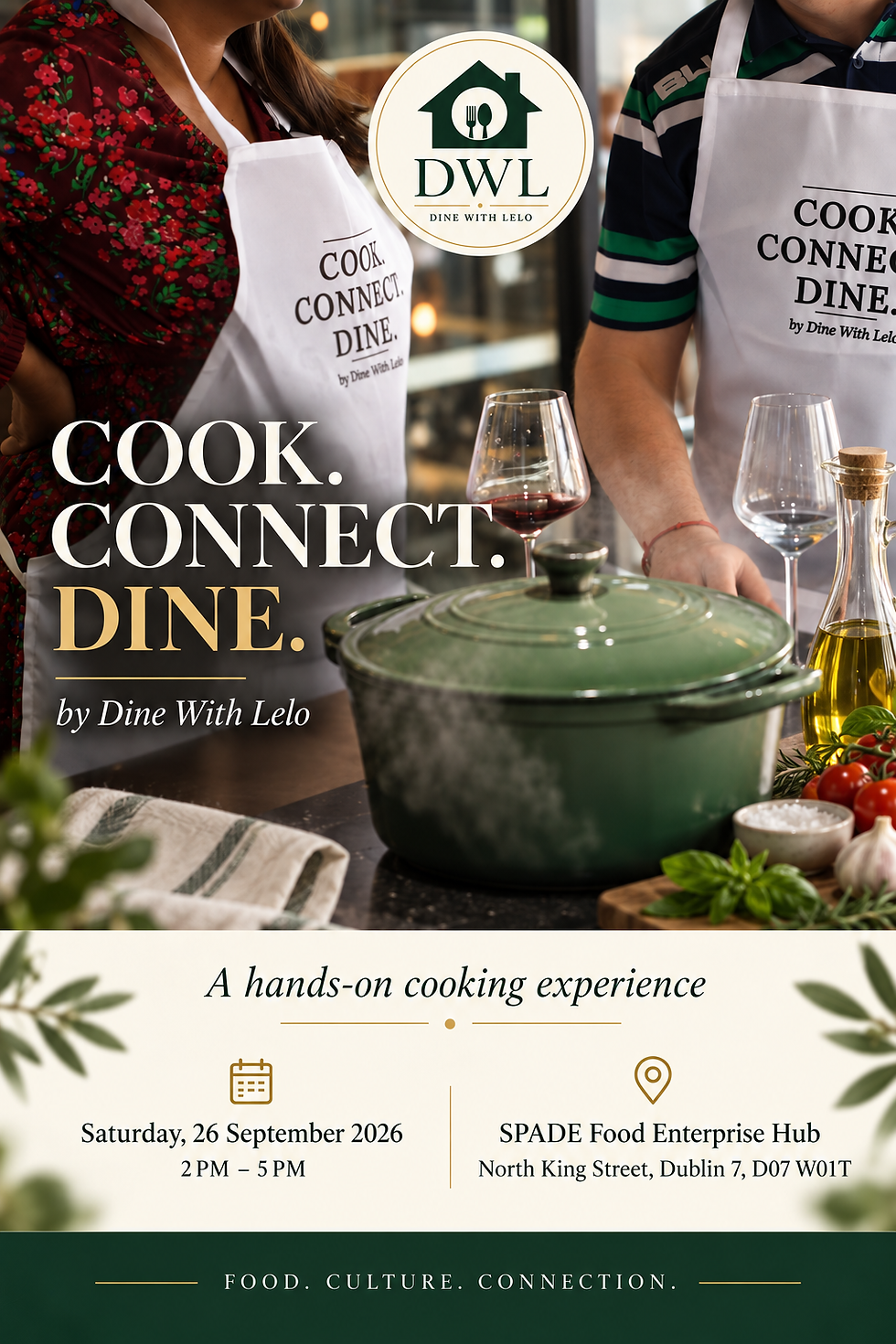 Cook.Connect.Dine – The September Table | Interactive Shared Feast Experience Dublin 7