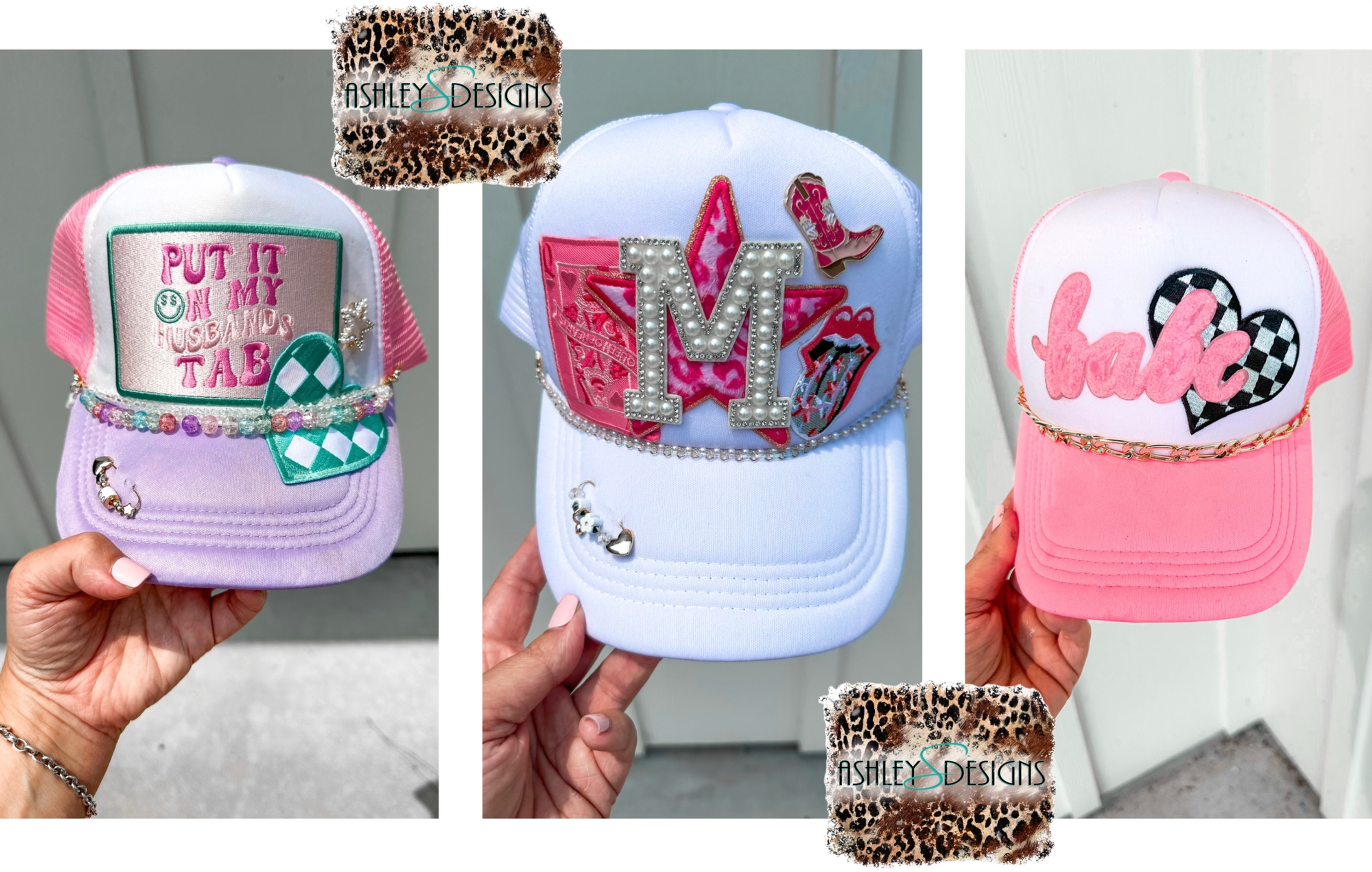 Design Your Own Embellished Trucker Hat
