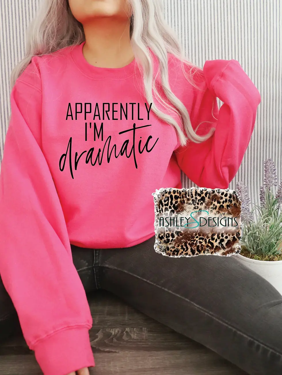 Apparently Im Dramatic Sweatshirt, Apparently Im Dramatic Tee, Cropped Top