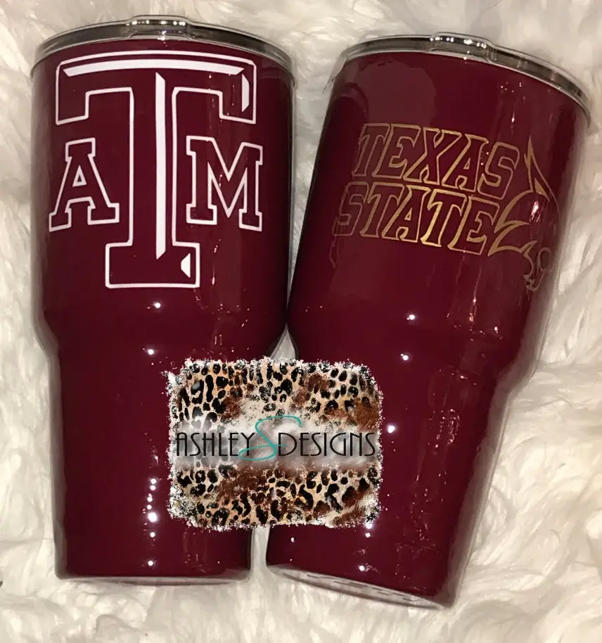 College Logo Tumbler, College Tumbler