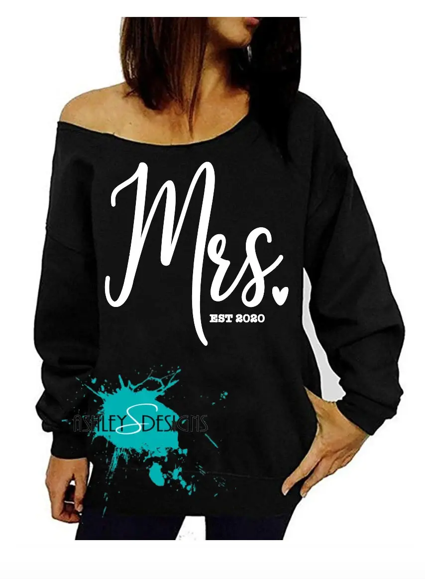 Thumbnail: Mrs. Slouchy Sweatshirt, Bride Slouchy Sweatshirt