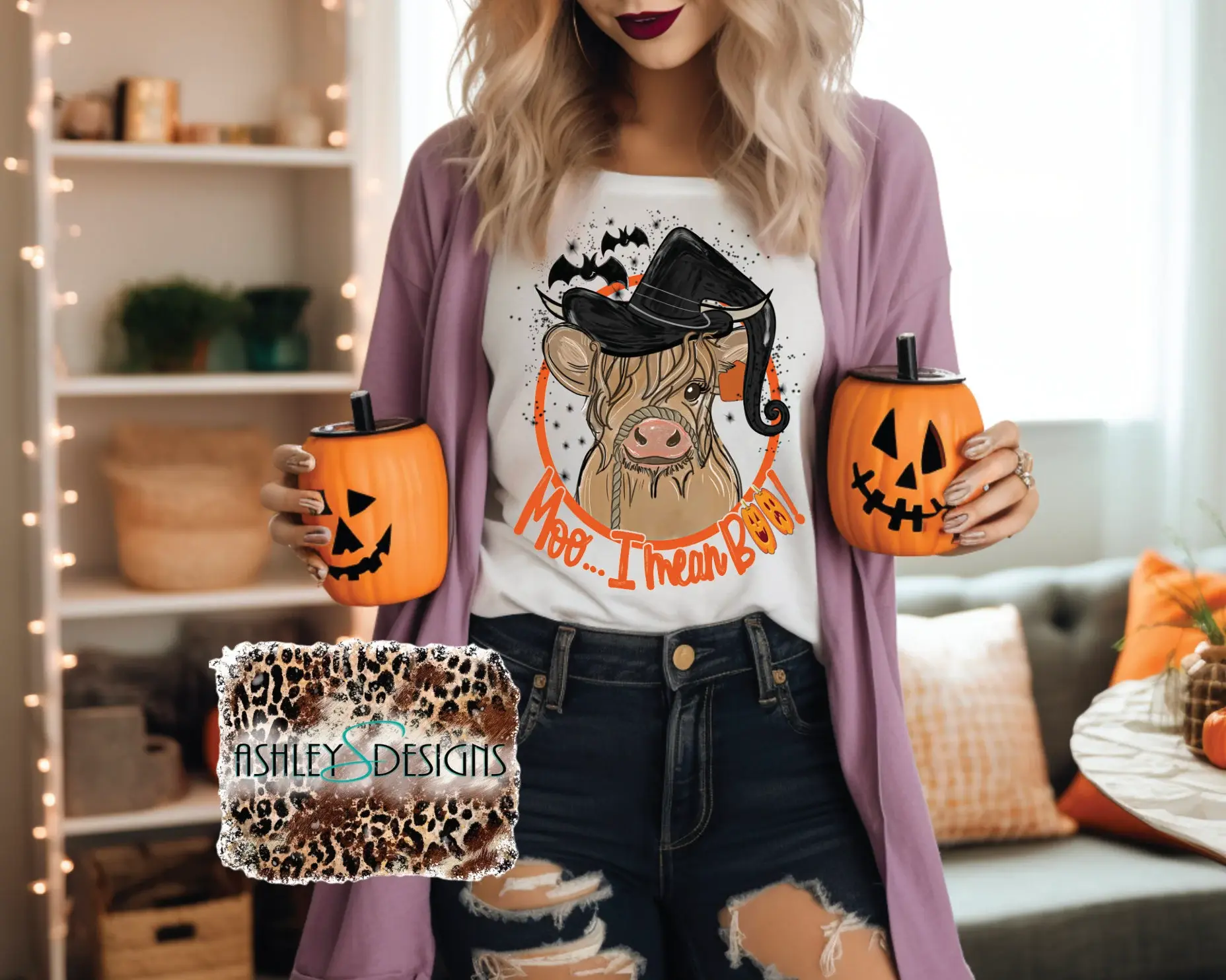 Moo...I Mean Boo Cow Halloween Shirt, Halloween Shirt
