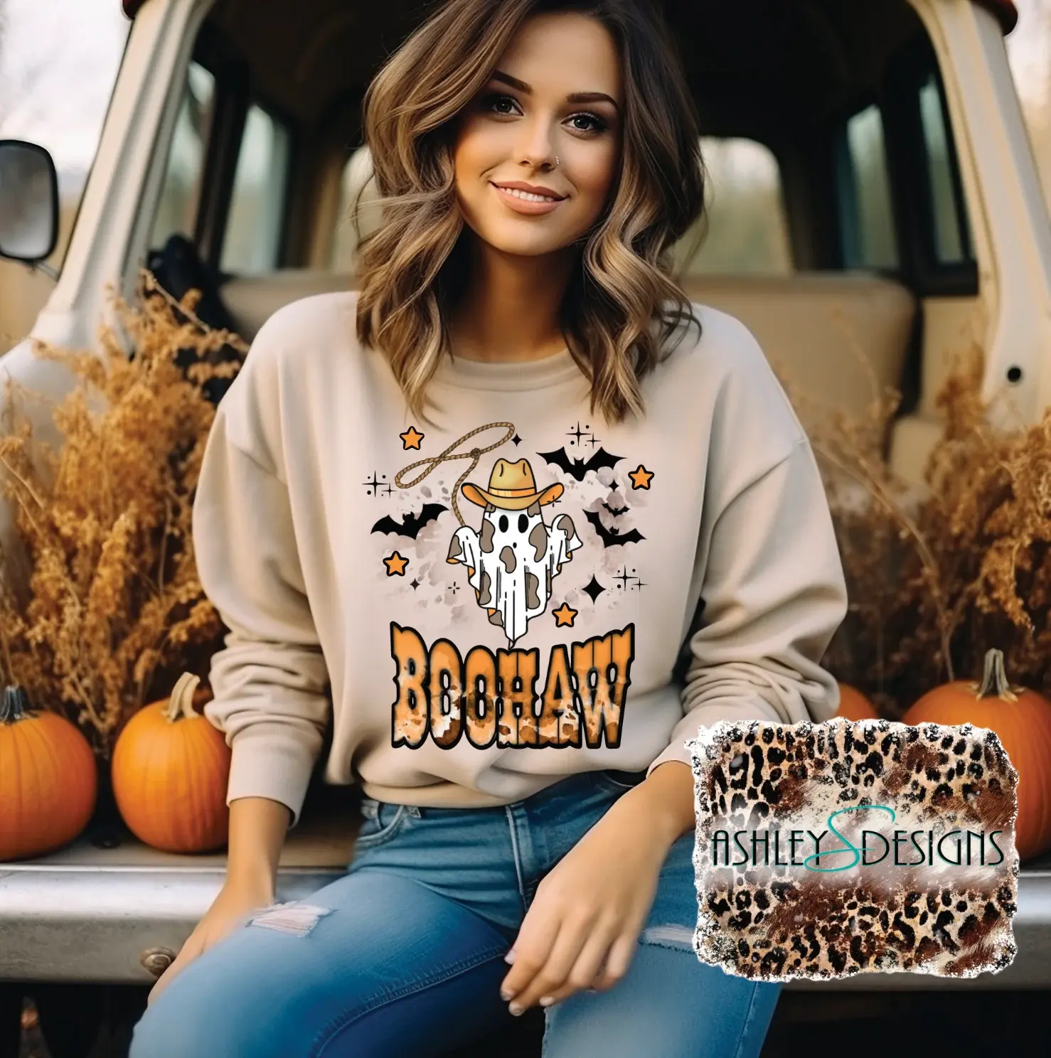 Boohoo Cowboy Ghost Shirt, Halloween Shirt