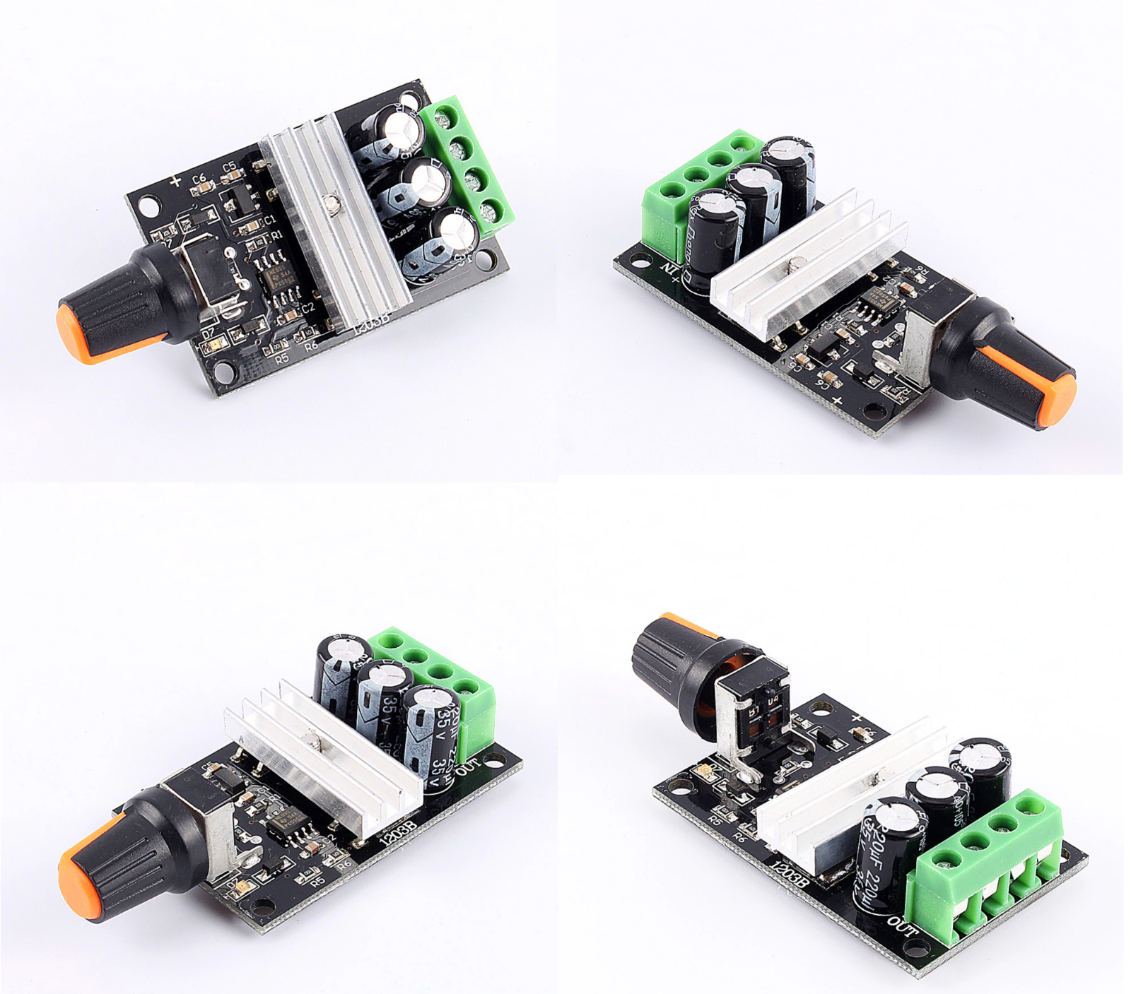 PWM DC 6V 12V 24V 28V 3A Motor Speed Control Switch Controller