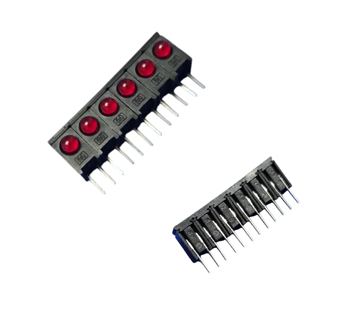 LED (x6) Indicator RED RIGHT ANGLE LED 3MM ORIGINAL