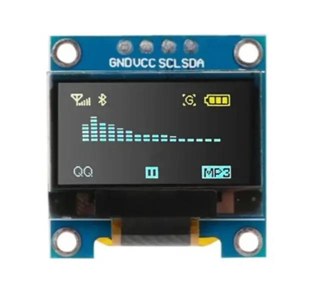 Display Module 0.96 OLED I2C Serial White 128X64 SSD1306 12864 Arduino