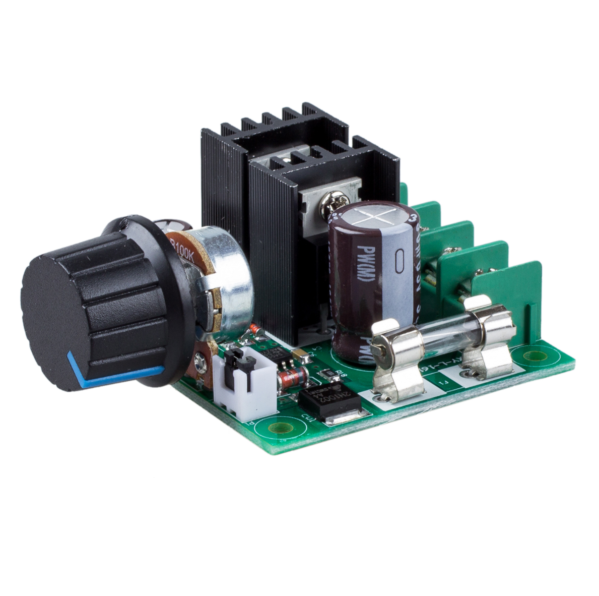 12V-40V 10A PWM DC Motor Speed Controller with Knob