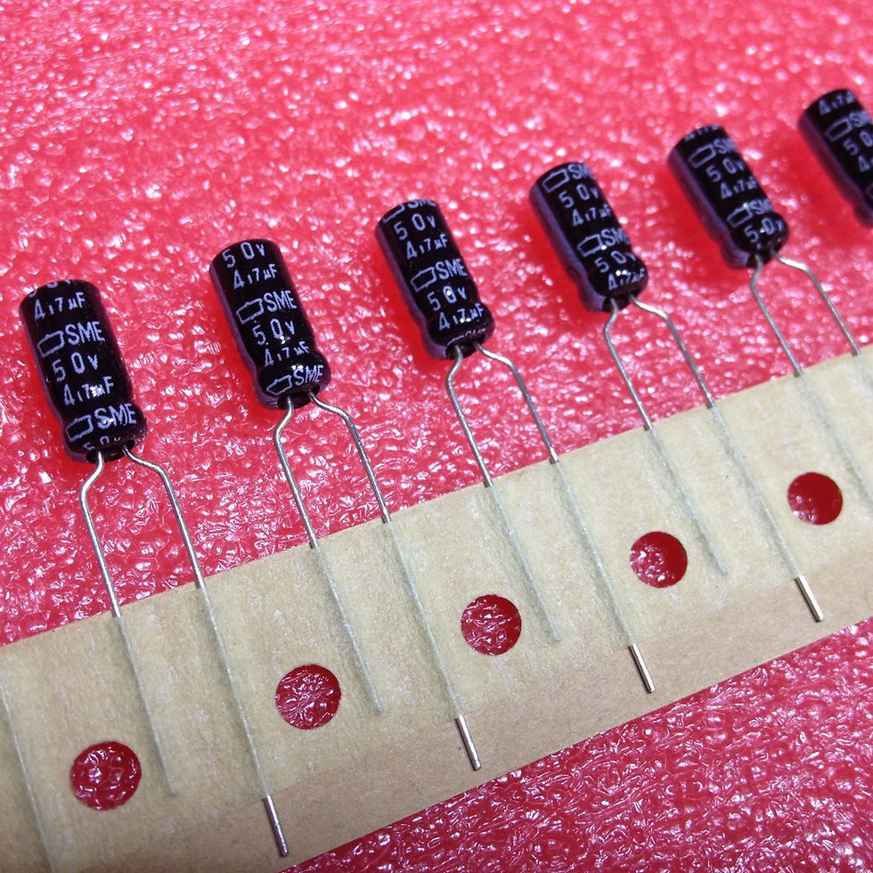 10 PCS NIPPON 50V 4.7uF AL Capacitor Leaded