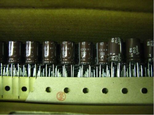 25 PCS NIPPON CAPACITOR 47UF 47MF 100V RADIAL CAP