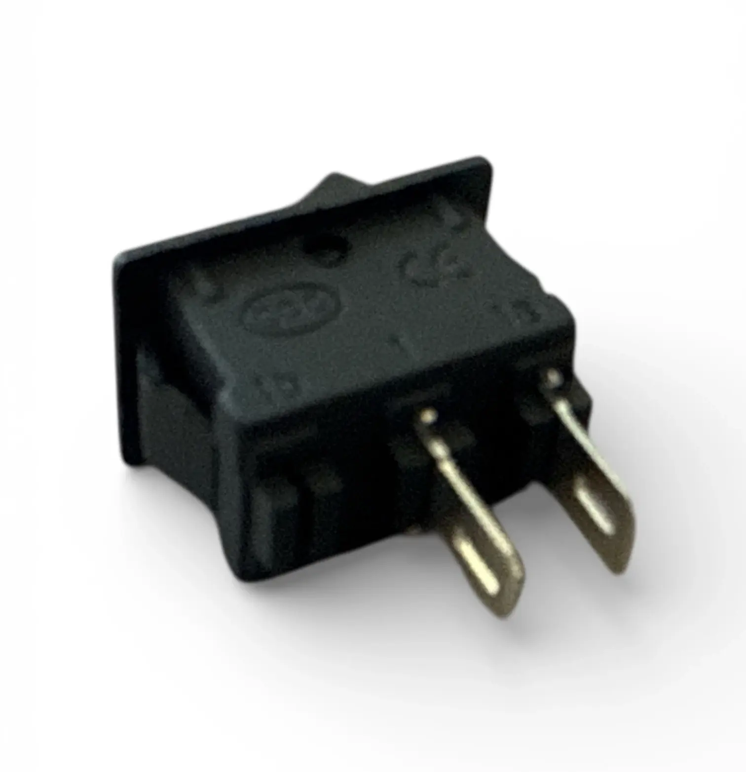 Mini On-off Rocker Switch SPST Snap Switch Button AC 250V 3A / 125V 6A 2 Pin