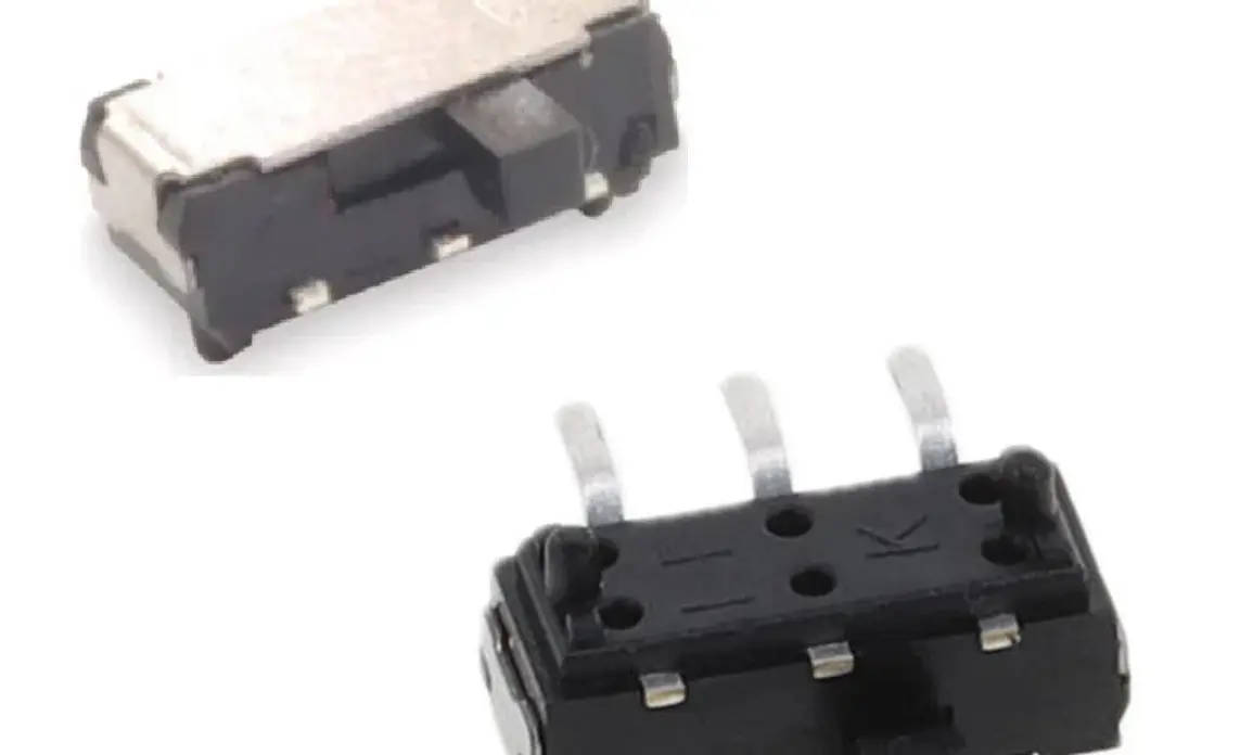 C&K Slide Switch SPDT On-On Surface Mount Right Angle Gull Wing 300mA 6V