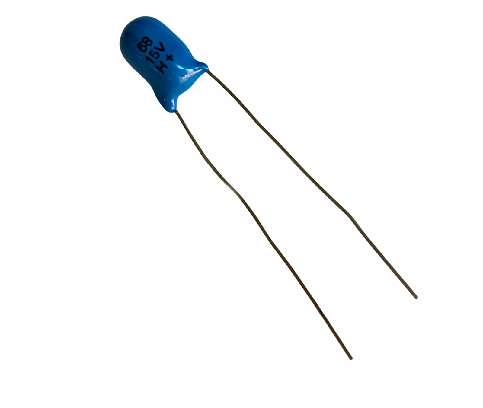 10 PCS HILTON 68uF 68MF 15V Tant RADIAL Tantalum Capacitor 10%