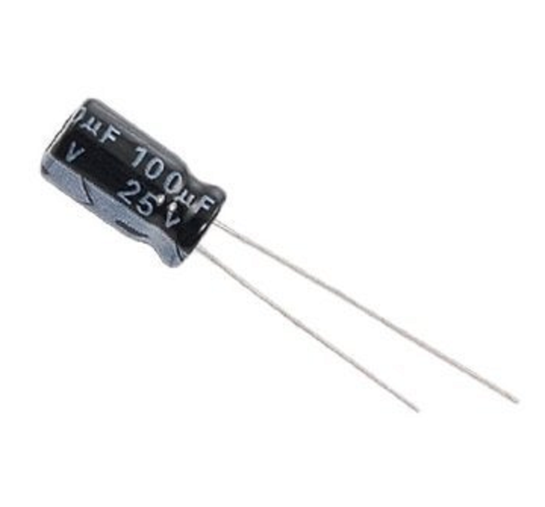 25 PCs JNC 100UF 100MF 25V AL Capacitor 105°C