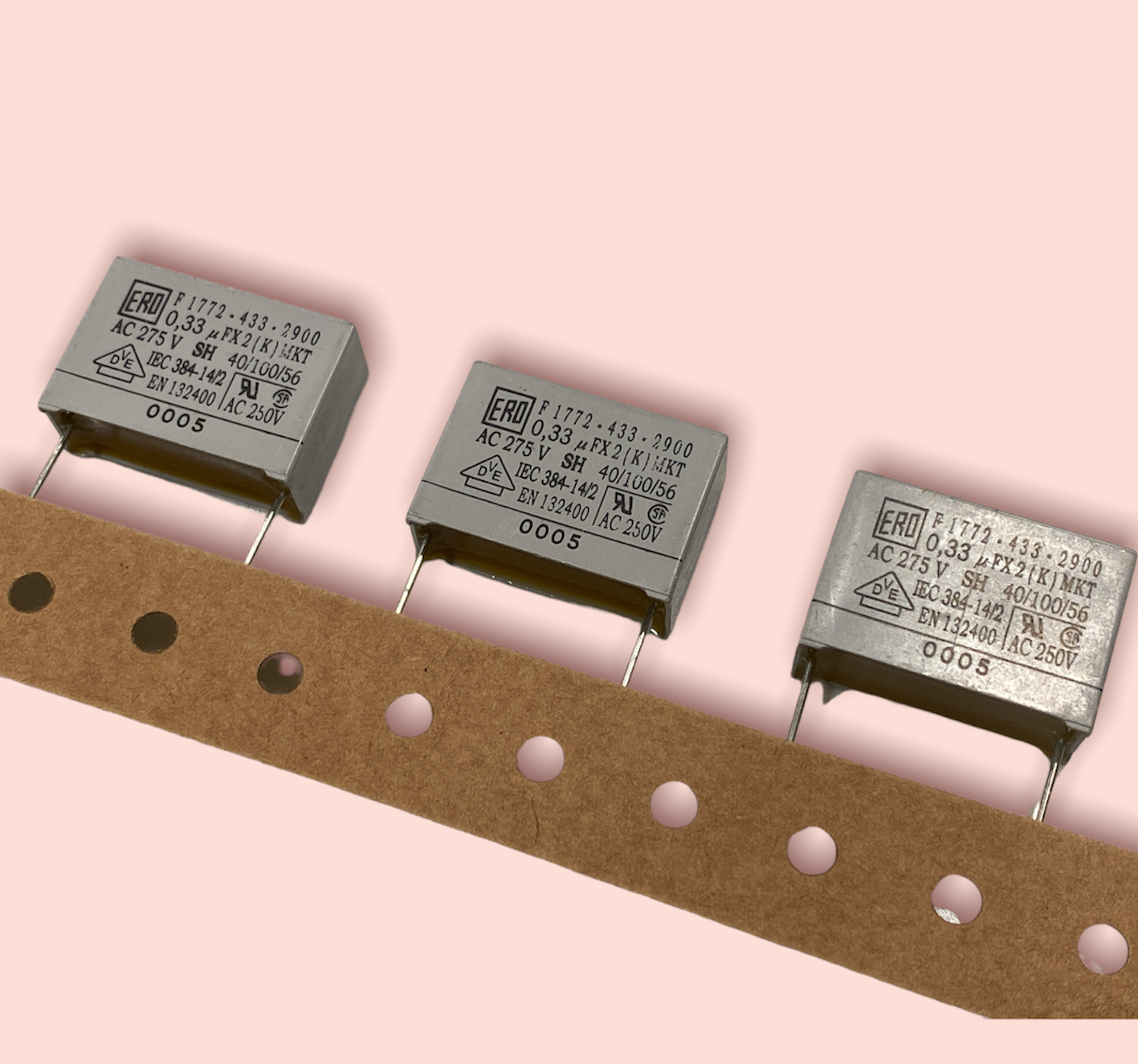 10 PCS Vishay Film CAP 0.33UF 275V AC Noise Suppression Safety CAPACITOR