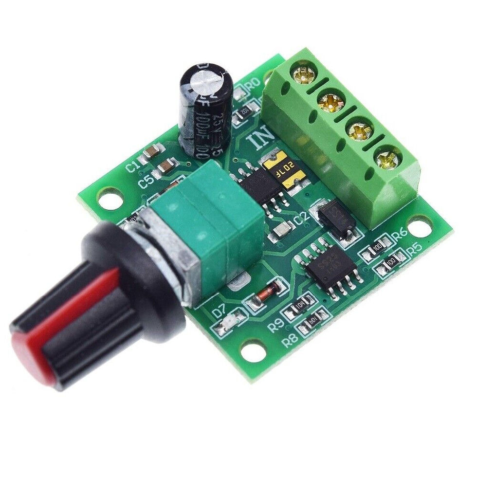 2 PCs Low Voltage DC 1.8V 3V 5V 6V 12V 2A Motor Speed Controller PWM