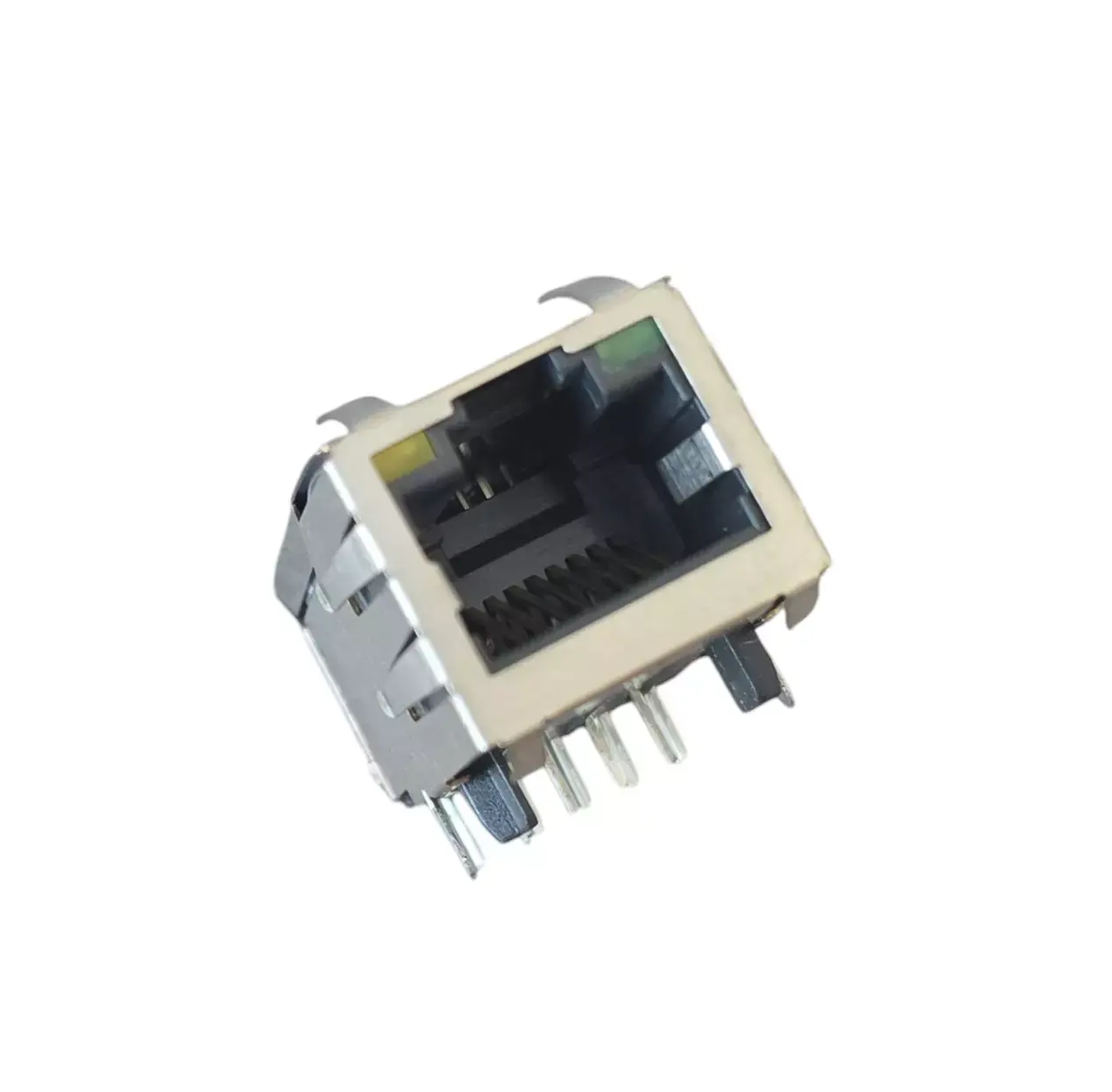 1 PCs PulseJack Ethernet RJ45 Connector Through Hole 10/100 Base-TX Right Angle