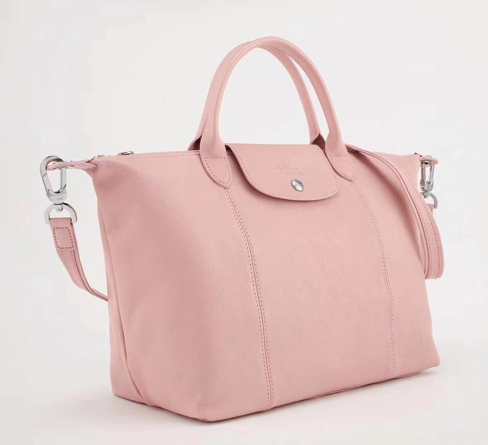 Thumbnail: Longchamp Le Pliage Cuir (Sheepskin)