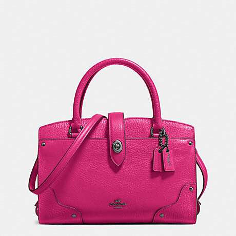 Thumbnail: MERCER SATCHEL 24 IN GRAIN LEATHER COACH F37779