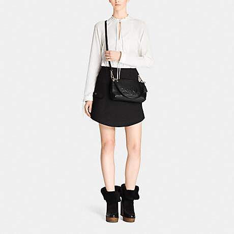 Thumbnail: EMBOSSED HORSE AND CARRIAGE CHARLEY CROSSBODY IN PEBBLE LEATHER COACH F33521