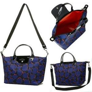 Thumbnail: Longchamp Le Pliage Neo Fantaisies - Cobalt Multi