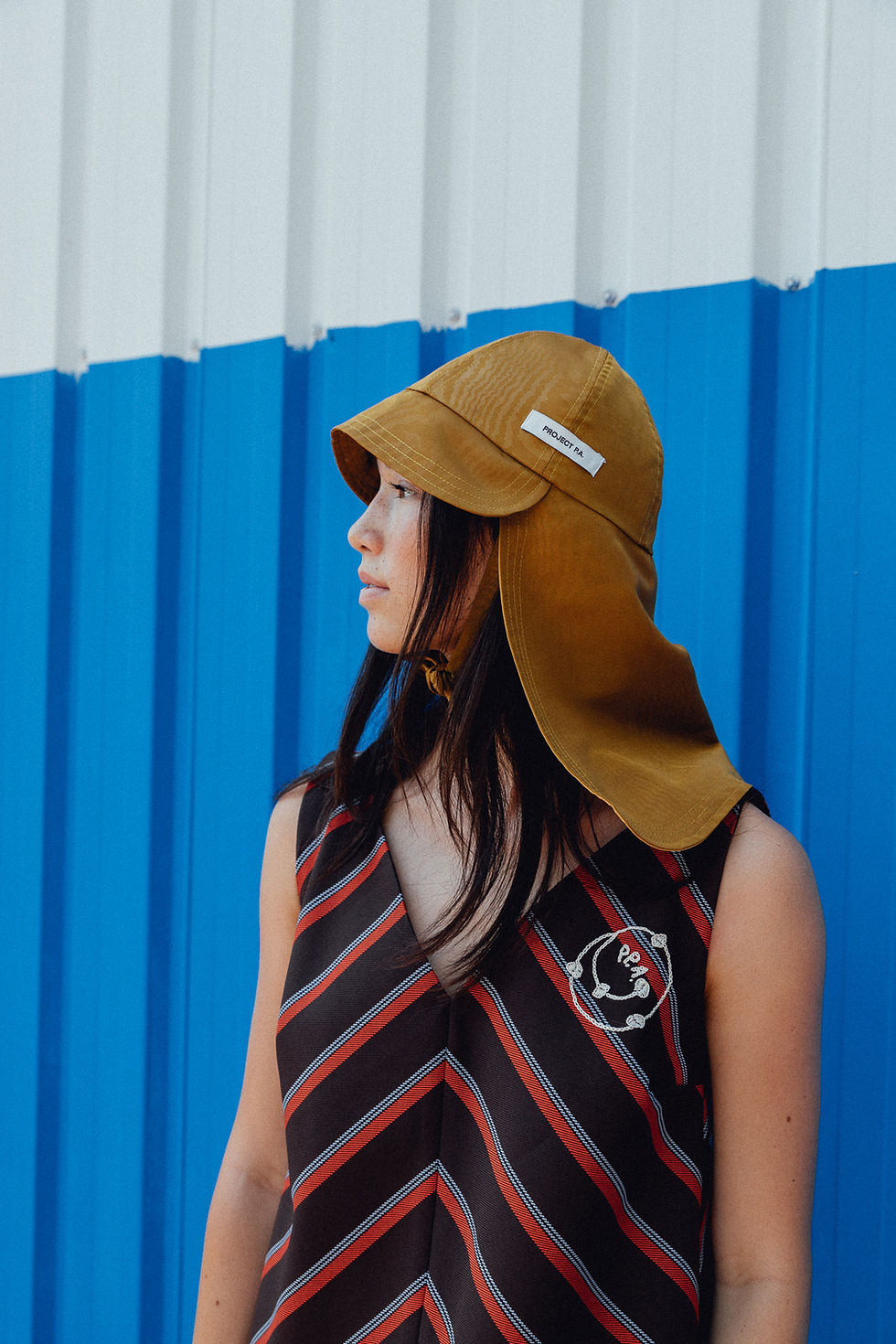 Thumbnail: The Garden Hat - Woodgrain Taffeta