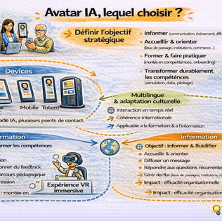 Infographie quel avatar IA choisir?