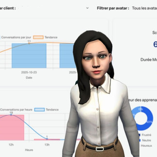 avatar académie VRAI Learning, l'outil de pilotage des avatars formation