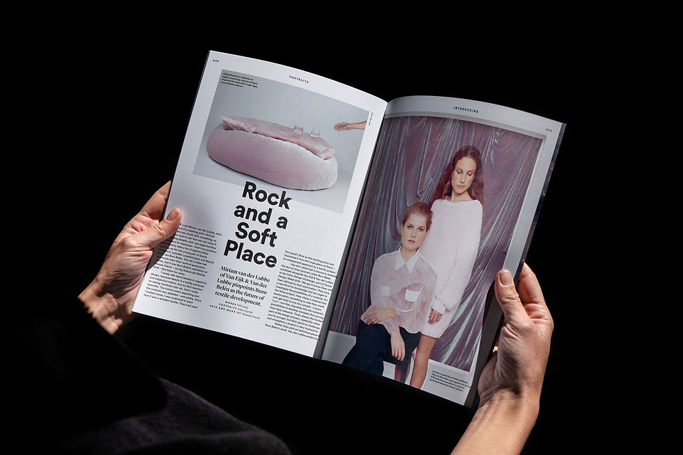 Editorial design and art direction for Frame magazine layout by Studio&