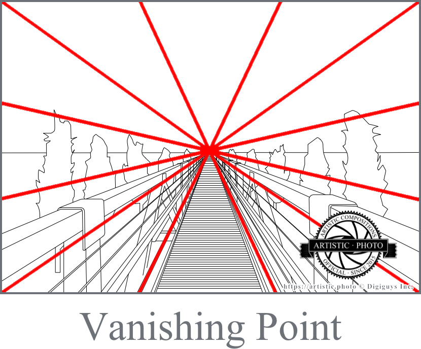 Vanishing Point Artistic Composition