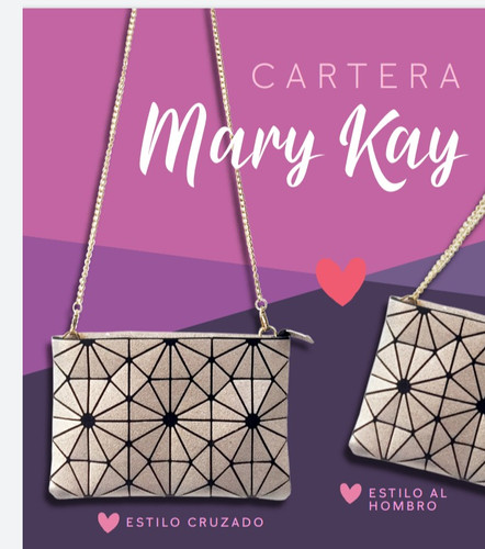 Cartera Dorada / Cosmetiquera Mary Kay | bonitita-express