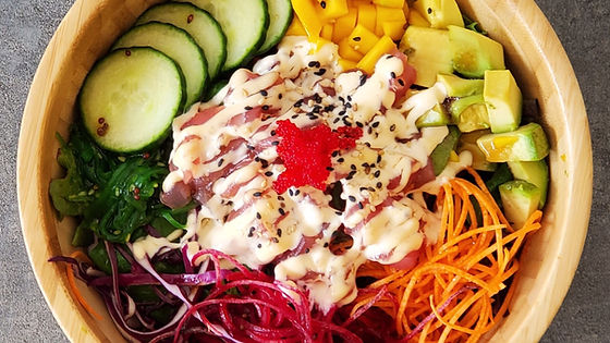 Poké bol saumon / Salmon Poke Bowl