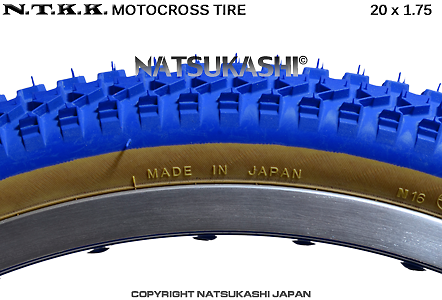 Thumbnail: NTKK "SNAKEBELLY" TYRE 20" x 1.75 (BLUE)