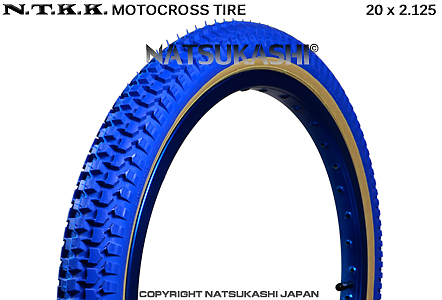 Thumbnail: NTKK "SNAKEBELLY" TYRE 20" x 2.125 (BLUE)