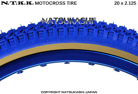 Thumbnail: NTKK "SNAKEBELLY" TYRE 20" x 2.125 (BLUE)