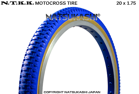 Thumbnail: NTKK "SNAKEBELLY" TYRE 20" x 1.75 (BLUE)