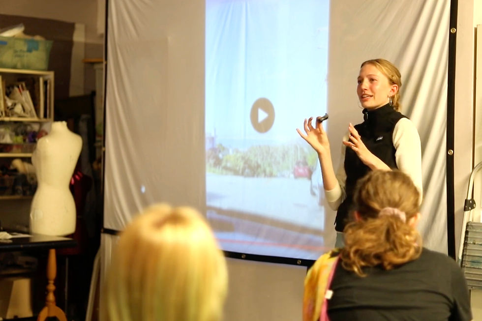 Screening and conversation as a form of shared reflection.