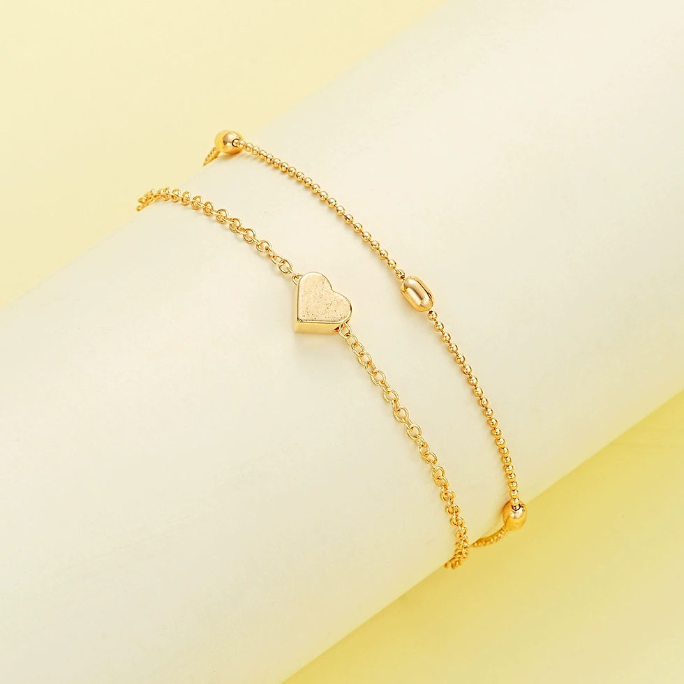 Thumbnail: Luna Heart Pearl Jewellery Set